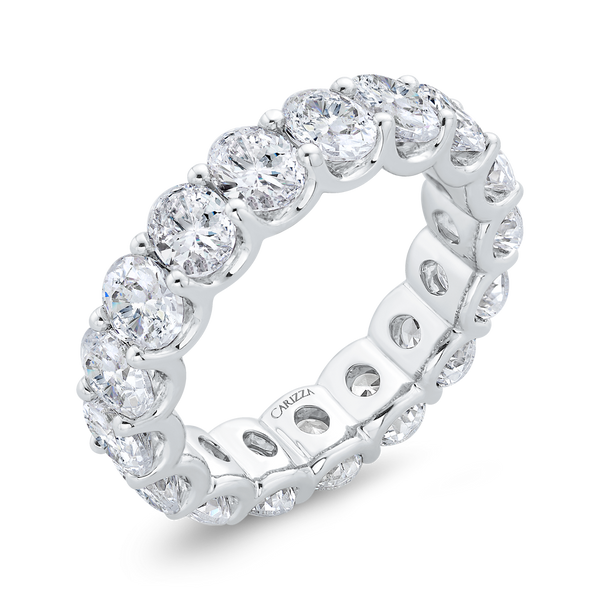 Carizza Oval Diamond Eternity Ring CAO0821B-44W | Layne's Jewelry Carizza Oval Diamond Eternity Ring CAO0821B-44W | Layne's Jewelry