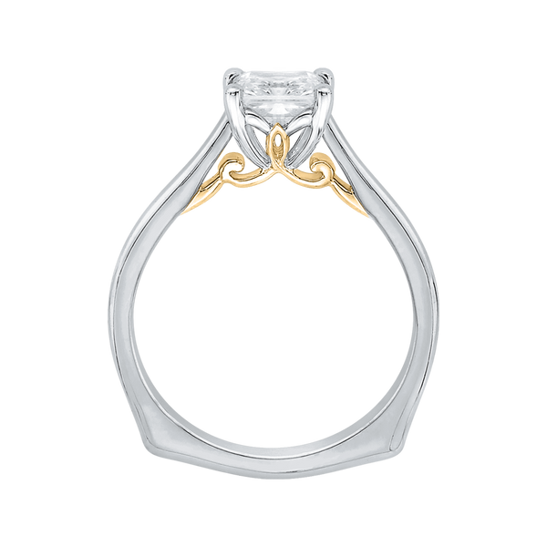 Hurdle's Custom Designs Halo Princess Cut Engagement Ring - Hurdle's Jewelry