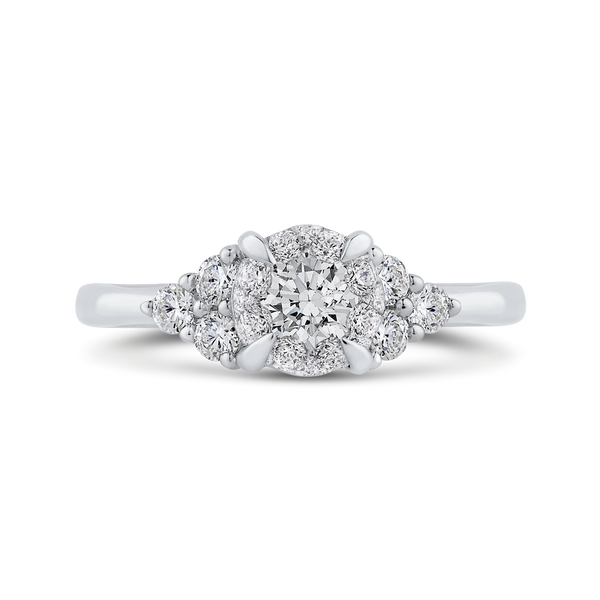 Diamond Engagement Ring in 14K White Gold McChristy Jewelers Columbus, NE