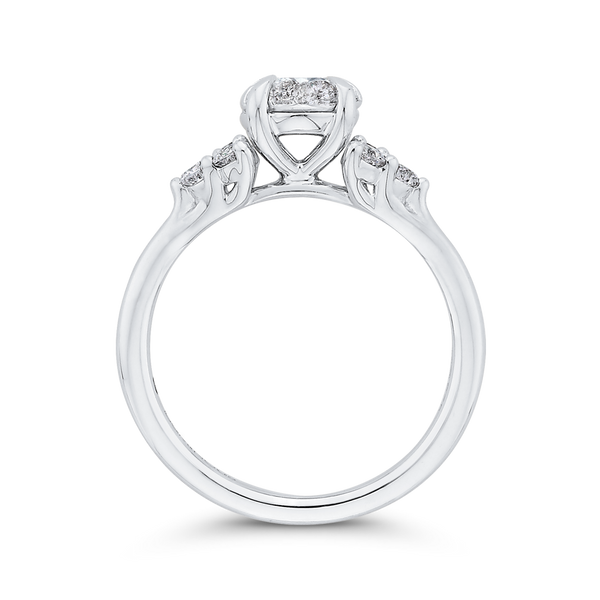 Diamond Engagement Ring in 14K White Gold Image 4 McChristy Jewelers Columbus, NE