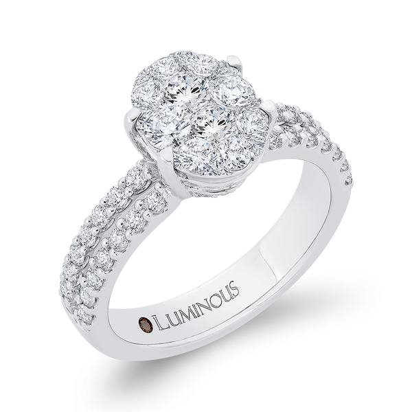 Round Diamond Engagement Ring in 14K White Gold Image 2 McChristy Jewelers Columbus, NE