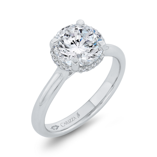 Diamond Engagement Ring in 18K White Gold (Semi-Mount) Image 2 Vandenbergs Fine Jewellery Winnipeg, MB