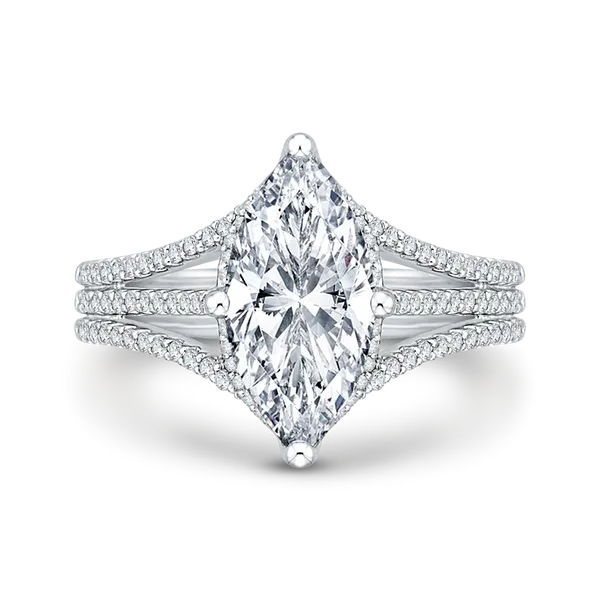 Marquise semi mount deals