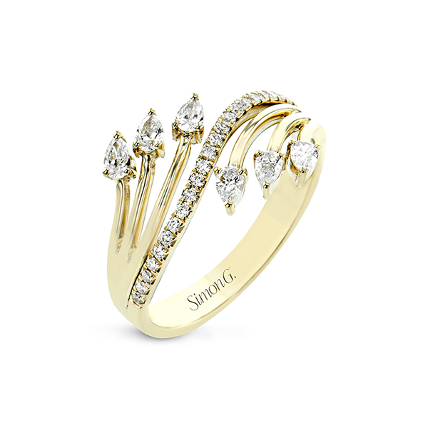 18k Yellow Gold Diamond Fashion Ring Diamonds Direct St. Petersburg, FL