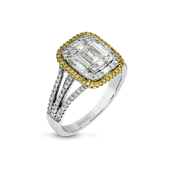 18k Two-tone Gold Diamond Fashion Ring Diamonds Direct St. Petersburg, FL