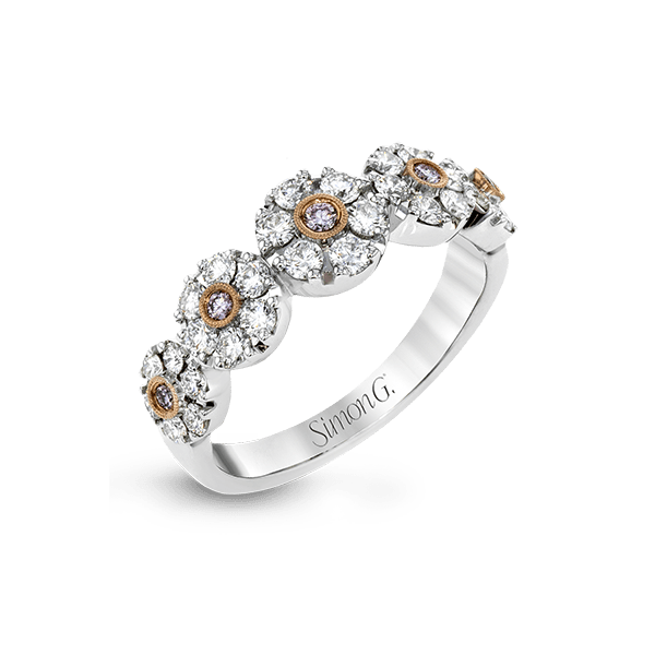 18k White & Rose Gold Diamond Fashion Ring Diamonds Direct St. Petersburg, FL