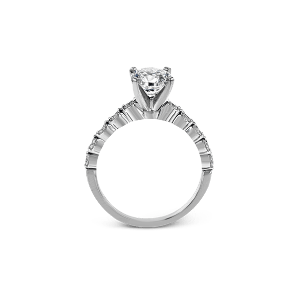 Platinum Semi-mount Engagement Ring Image 2 Sather's Leading Jewelers Fort Collins, CO