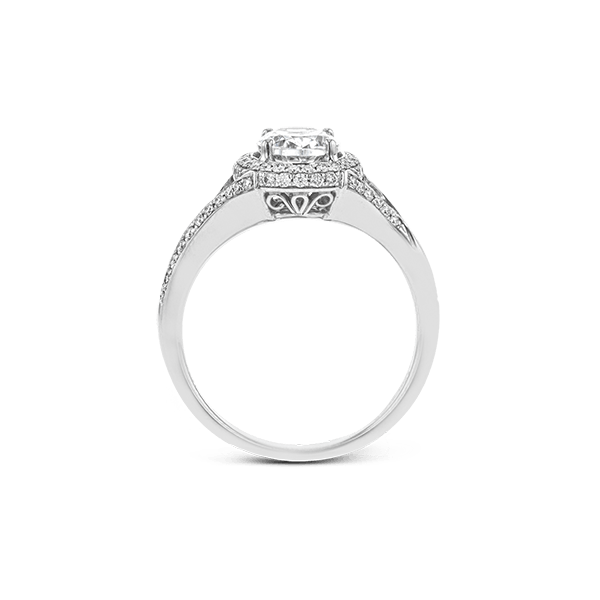 Platinum Semi-mount Engagement Ring Image 3 Sather's Leading Jewelers Fort Collins, CO
