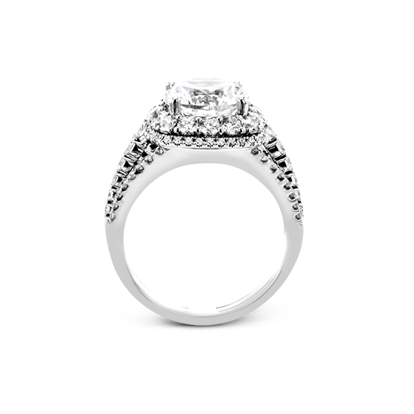 Platinum Semi-mount Engagement Ring Image 3 James & Williams Jewelers Berwyn, IL