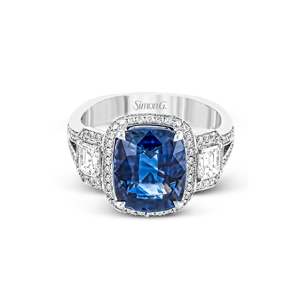 18k White Gold Gemstone Fashion Ring Image 2 Tipton's Fine Jewelry Lawton, OK