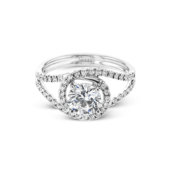 Platinum Semi-mount Engagement Ring Image 2 Diamonds Direct St. Petersburg, FL