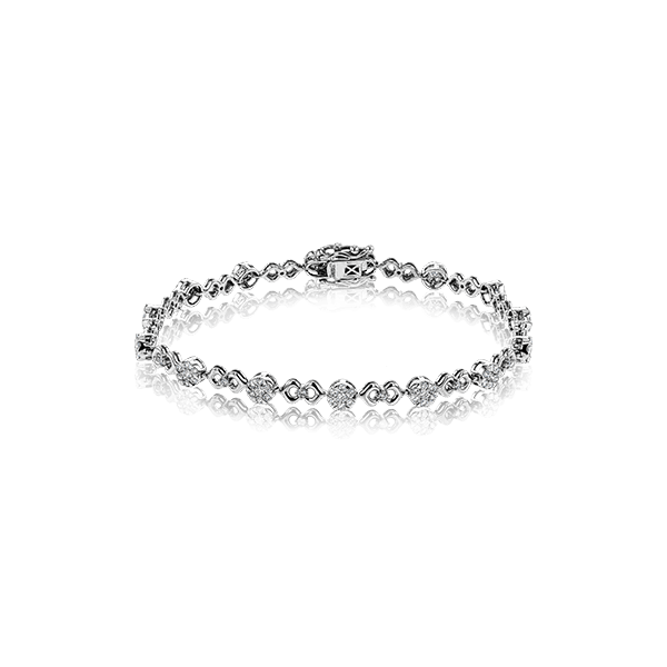 18k White Gold Diamond Bracelet Dondero's Jewelry Vineland, NJ