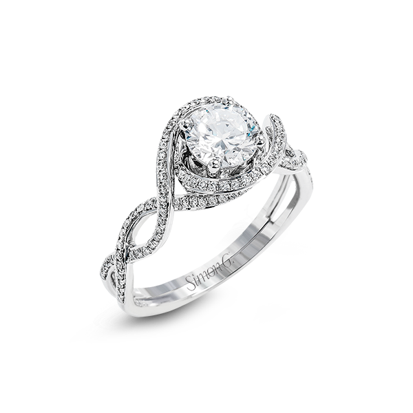 Platinum Semi-mount Engagement Ring Diamond Showcase Longview, WA