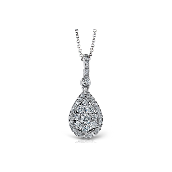 Platinum Diamond Pendant Almassian Jewelers, LLC Grand Rapids, MI