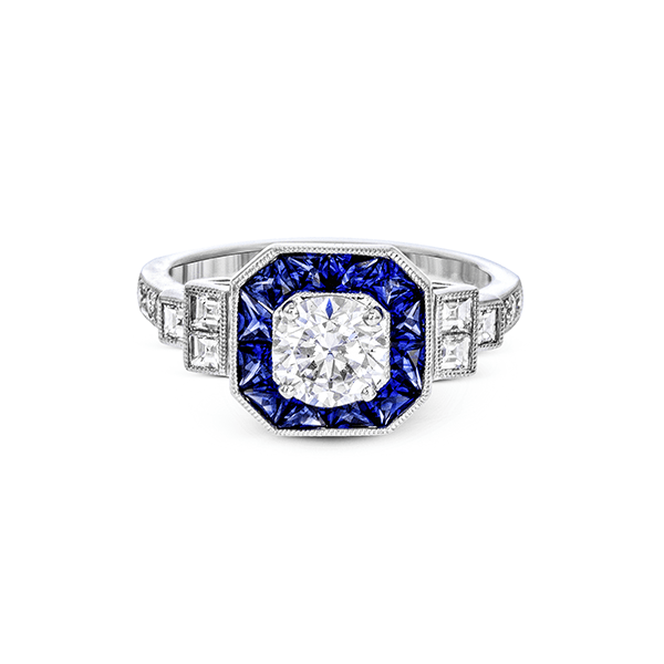 Platinum Semi-mount Engagement Ring Image 2 Bell Jewelers Murfreesboro, TN