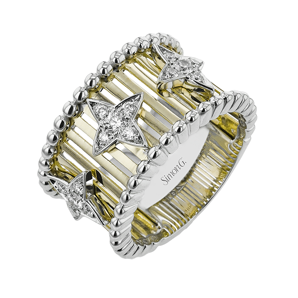18k Two-tone Gold Diamond Fashion Ring Dondero's Jewelry Vineland, NJ