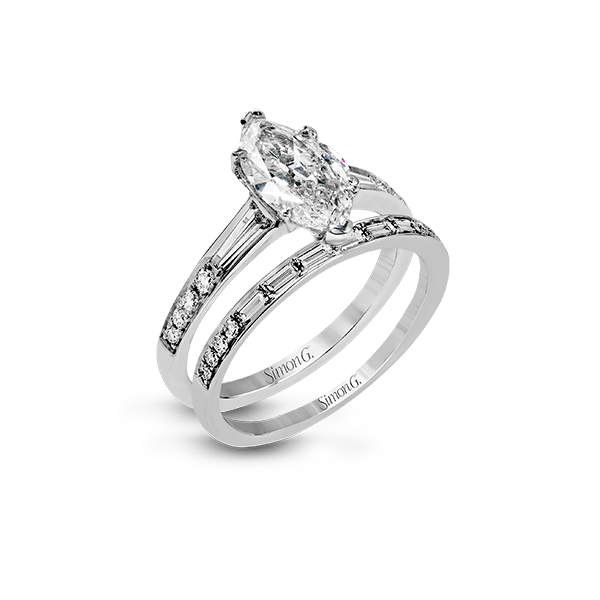 18k White Gold Wedding Set Diamond Showcase Longview, WA