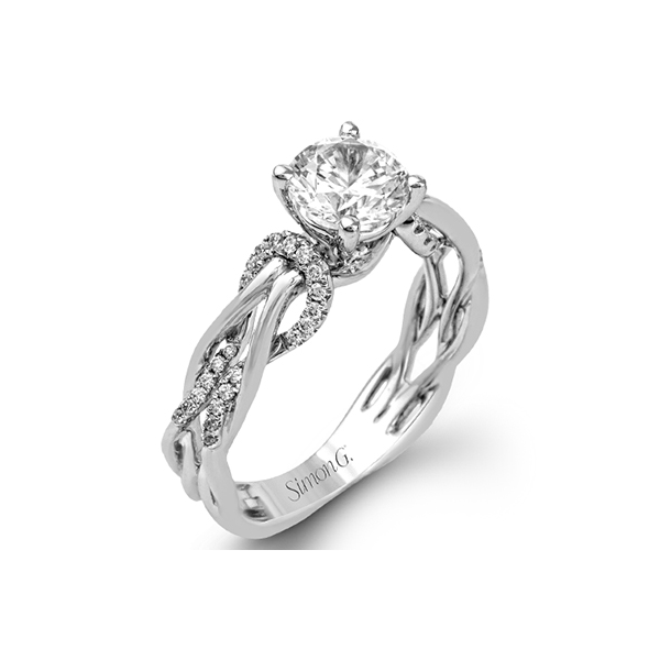 18k White Gold Semi-mount Engagement Ring Diamond Showcase Longview, WA