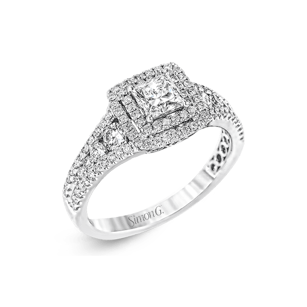 Platinum Semi-mount Engagement Ring Dondero's Jewelry Vineland, NJ