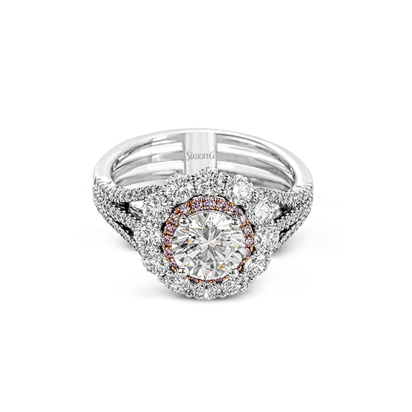 18k Rose Gold Semi-mount Engagement Ring Image 2 Dondero's Jewelry Vineland, NJ