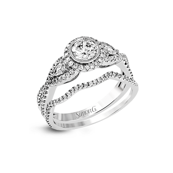 18k White Gold Wedding Set Newtons Jewelers, Inc. Fort Smith, AR