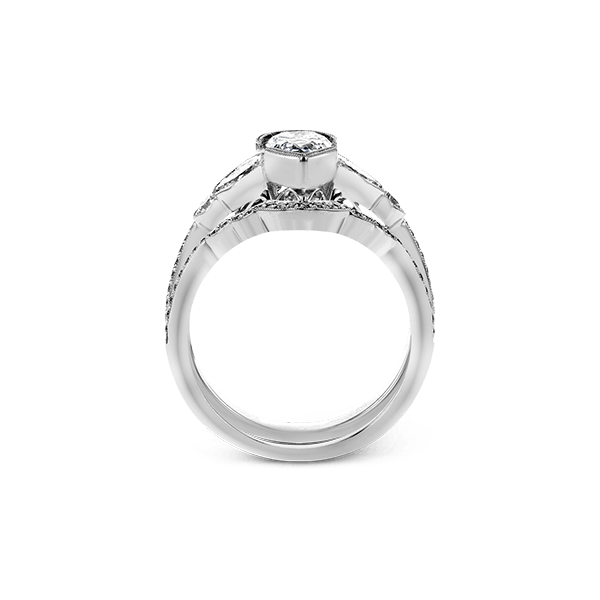 Platinum Engagement Ring Image 3 D. Geller & Son Jewelers Atlanta, GA
