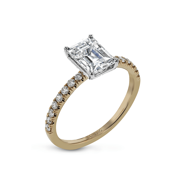 18k Rose Gold Semi-mount Engagement Ring Dondero's Jewelry Vineland, NJ