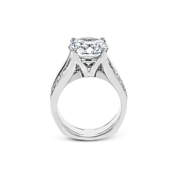 Platinum Semi-mount Engagement Ring Image 3 Diamonds Direct St. Petersburg, FL