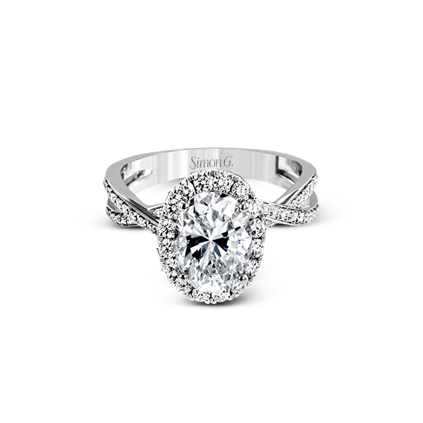 Platinum Semi-mount Engagement Ring Image 2 Diamond Showcase Longview, WA
