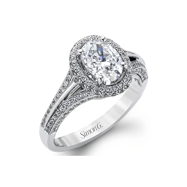 18k Two-tone Gold Semi-mount Engagement Ring Dondero's Jewelry Vineland, NJ