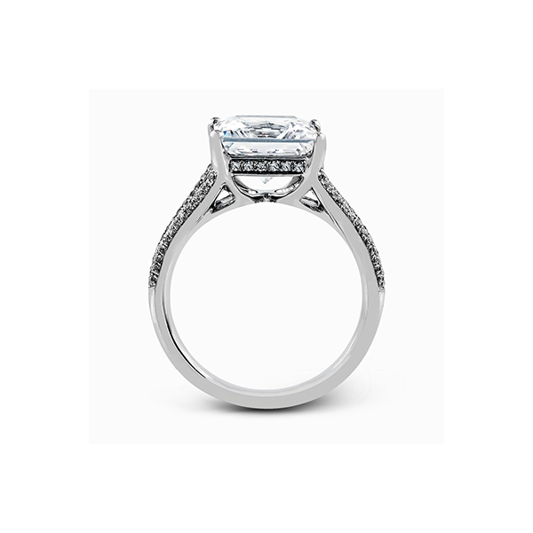 Platinum Semi-mount Engagement Ring Image 3 Diamond Showcase Longview, WA