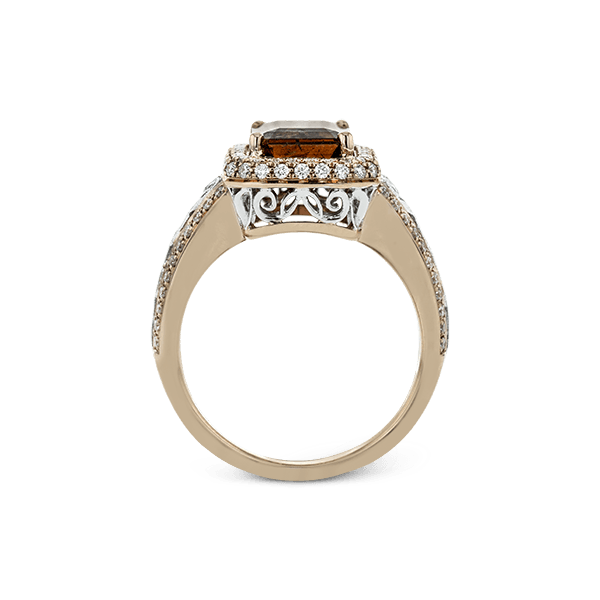 18k White & Rose Gold Gemstone Fashion Ring Image 3 Diamond Showcase Longview, WA