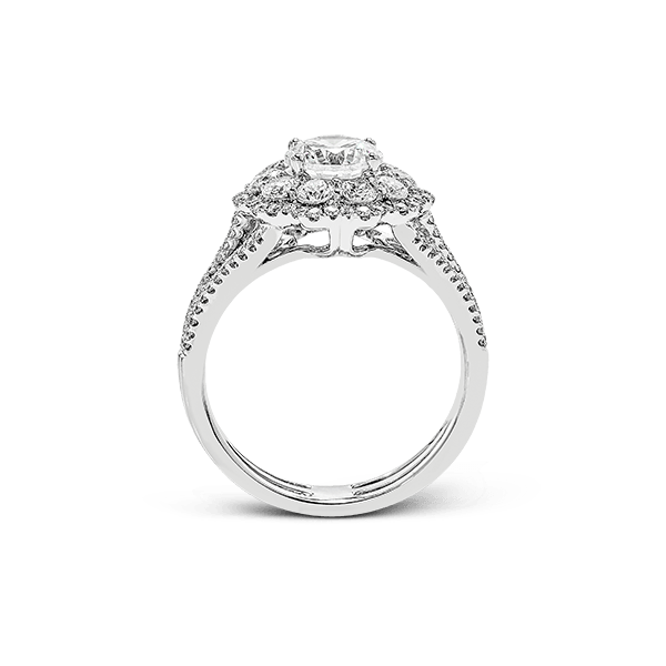 Platinum Semi-mount Engagement Ring Image 3 Diamond Showcase Longview, WA