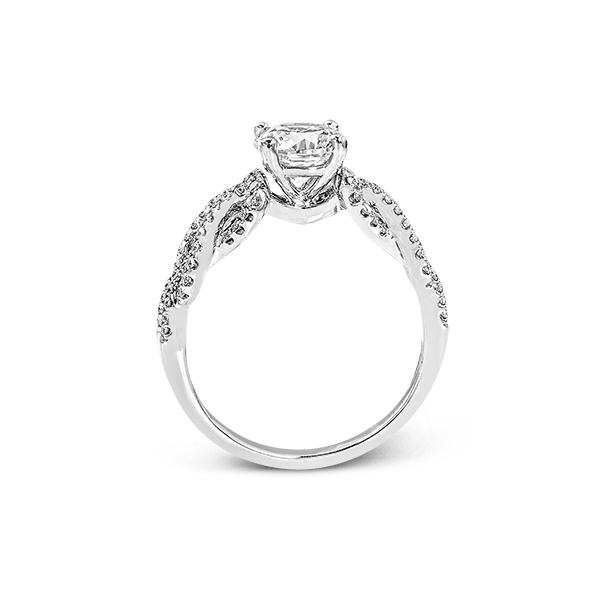 18k White Gold Semi-mount Engagement Ring Image 3 Diamond Showcase Longview, WA