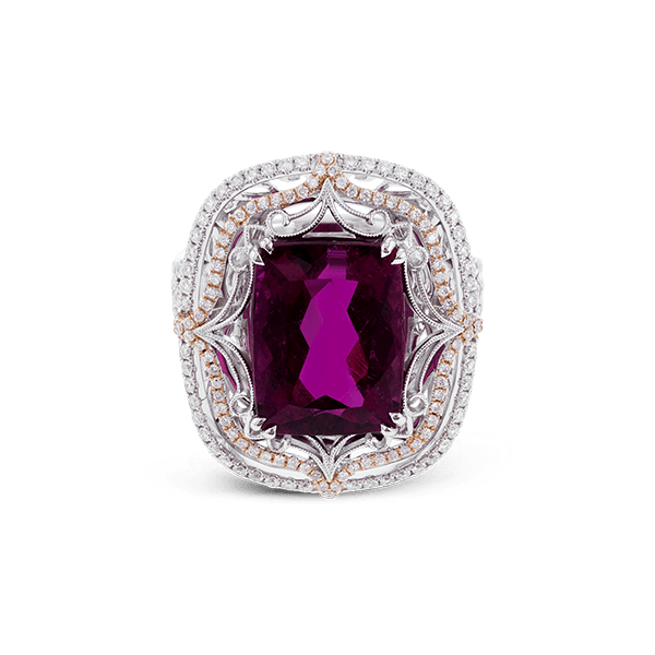 18k White & Rose Gold Gemstone Fashion Ring Image 2 Biondi Diamond Jewelers Aurora, CO