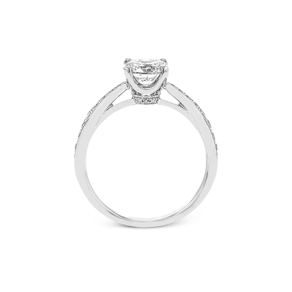 Platinum Semi-mount Engagement Ring Image 3 Diamonds Direct St. Petersburg, FL