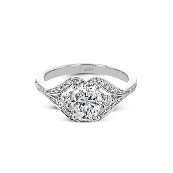Platinum Semi-mount Engagement Ring Image 2 Biondi Diamond Jewelers Aurora, CO