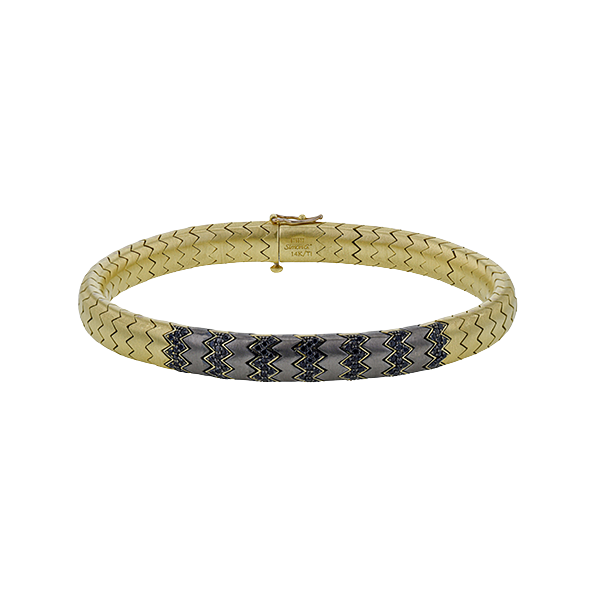 14k Two-tone Gold Men's Bracelet Newtons Jewelers, Inc. Fort Smith, AR