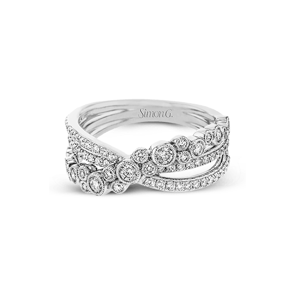 18k White Gold Diamond Fashion Ring Image 2 D. Geller & Son Jewelers Atlanta, GA