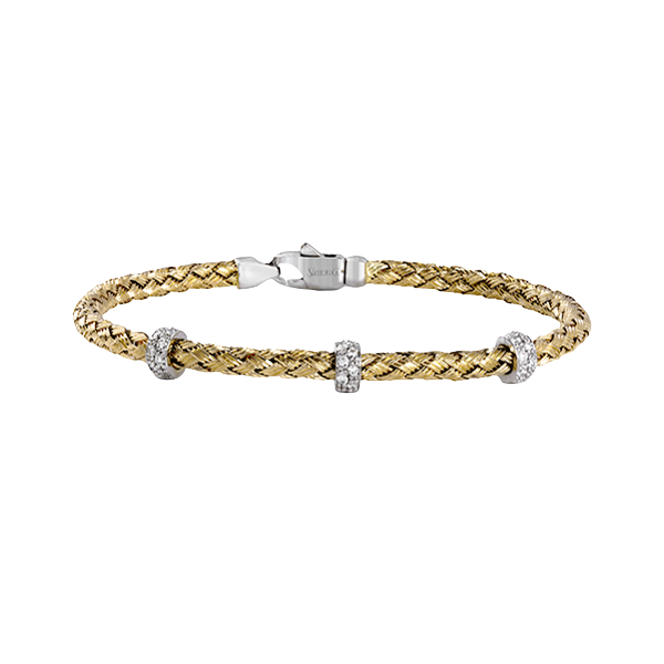 18k Two-tone Gold Bangle Bracelet Bell Jewelers Murfreesboro, TN