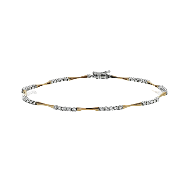 18k White & Rose Gold Diamond Bracelet Sergio's Fine Jewelry Ellicott City, MD