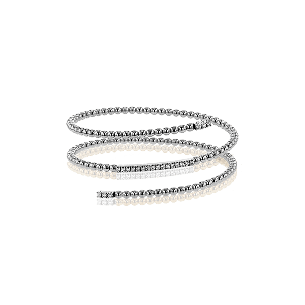 18k White Gold Bangle Bracelet Bell Jewelers Murfreesboro, TN