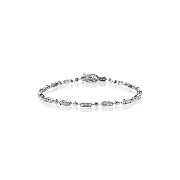 18k White Gold Diamond Bracelet D. Geller & Son Jewelers Atlanta, GA