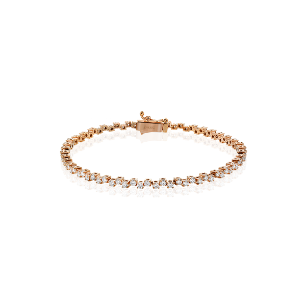 18k Rose Gold Diamond Bracelet Newtons Jewelers, Inc. Fort Smith, AR