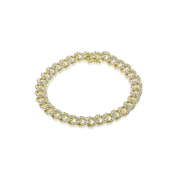 18k Yellow Gold Diamond Bracelet James & Williams Jewelers Berwyn, IL