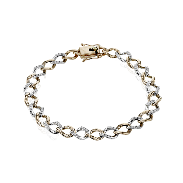 18k White & Rose Gold Diamond Bracelet The Diamond Shop, Inc. Lewiston, ID