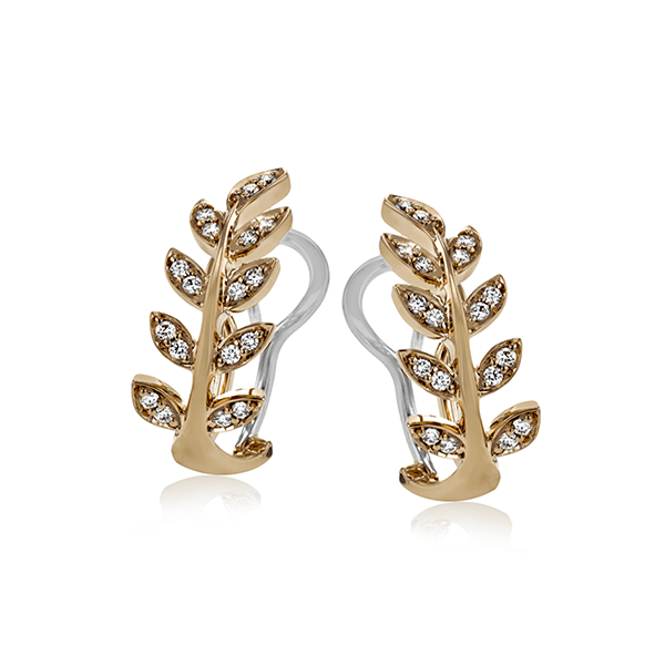 18k Rose Gold Diamond Earrings The Diamond Shop, Inc. Lewiston, ID