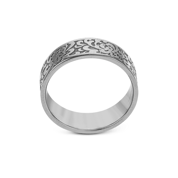 14k White Gold Men's Wedding Band Image 3 Newtons Jewelers, Inc. Fort Smith, AR