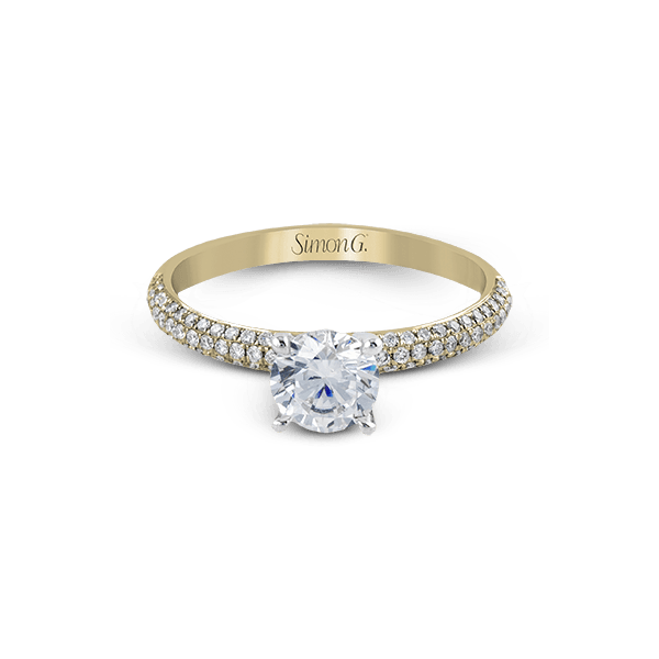 18k Yellow Gold Semi-mount Engagement Ring Image 2 Bell Jewelers Murfreesboro, TN