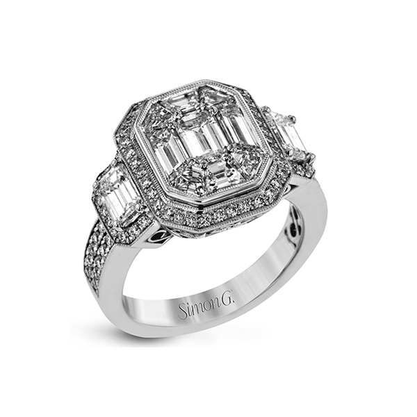18k White Gold Engagement Ring D. Geller & Son Jewelers Atlanta, GA